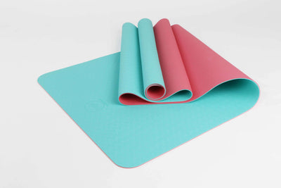 Tapis de yoga TPE écologique bicolore