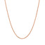 Chaîne en or rose 14 carats avec maillons en câble taillés en diamant - 1,3 mm