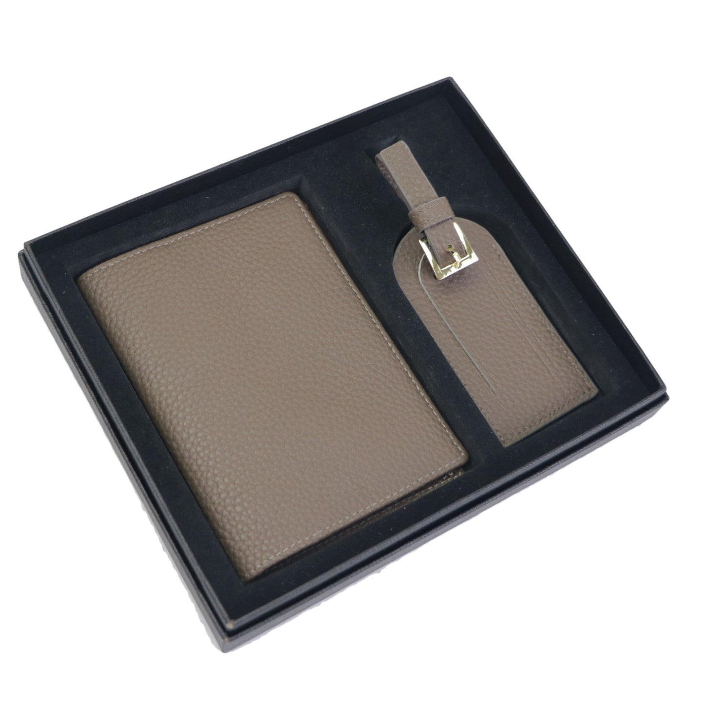 Premium First Layer Cowhide Vaccine Certificate Passport Holder
