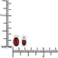 1.35 Carat Genuine Pink Tourmaline & White Diamond Earrings in 14K White Gold