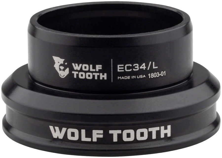 Tête de fourche Wolf Tooth Performance - EC34/30 Inférieure Noire