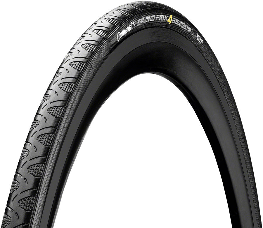 Continental Grand Prix 4-Season Tire - 700 x 23 Clincher Folding Edición Negra
