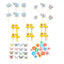 Oasis Supply Baby Shower Cake Toppers - 48 Piece Set