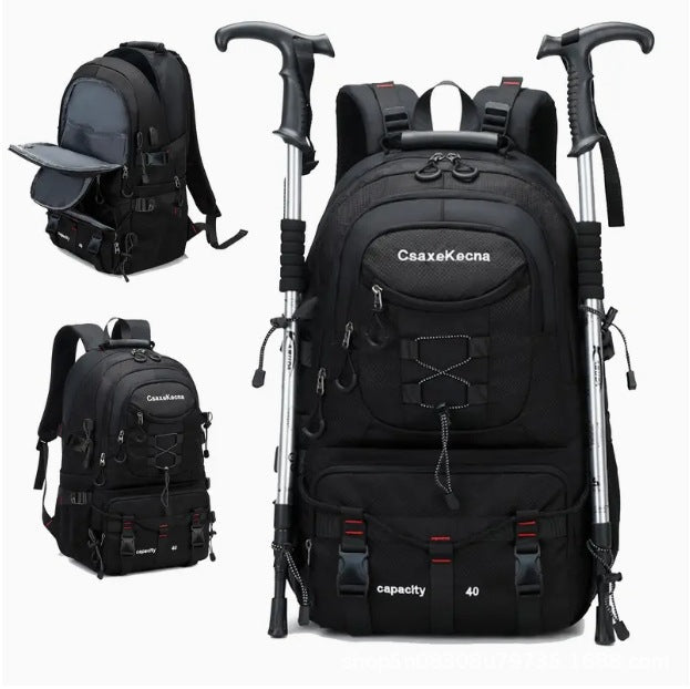 Mochila de Viaje para Montañismo de Gran Capacidad para Hombre