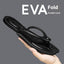 Foldable Travel Couple Flip Flops - Plus Size Options