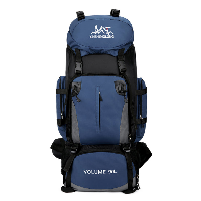 Mochila de senderismo impermeable ligera de gran capacidad de 90L