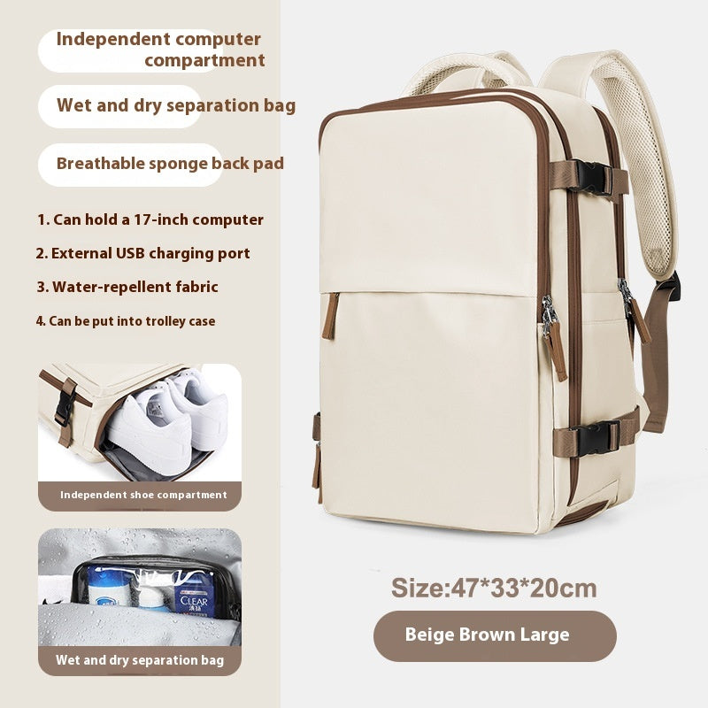 Mochila Expandible Premium para Viajes y Negocios