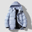Chaqueta de Algodón Acolchada Impermeable de Dos Piezas Cálida