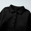 Collared Sweatshirt and High Waist Pants Active Set