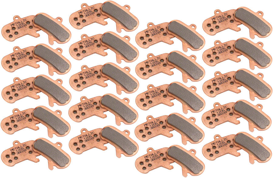 Pastillas de freno de disco SRAM Maven X-Large - Compuesto sinterizado con respaldo de acero