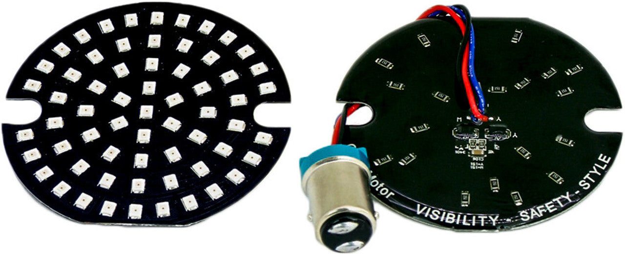 Cyron AC1157PFR - 3" Red LED Turn Signal Inserts for Enhanced Visibility - Korvel