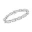 14K White Gold Princess Cut Diamond Tennis Bracelet - 5.0 Cttw