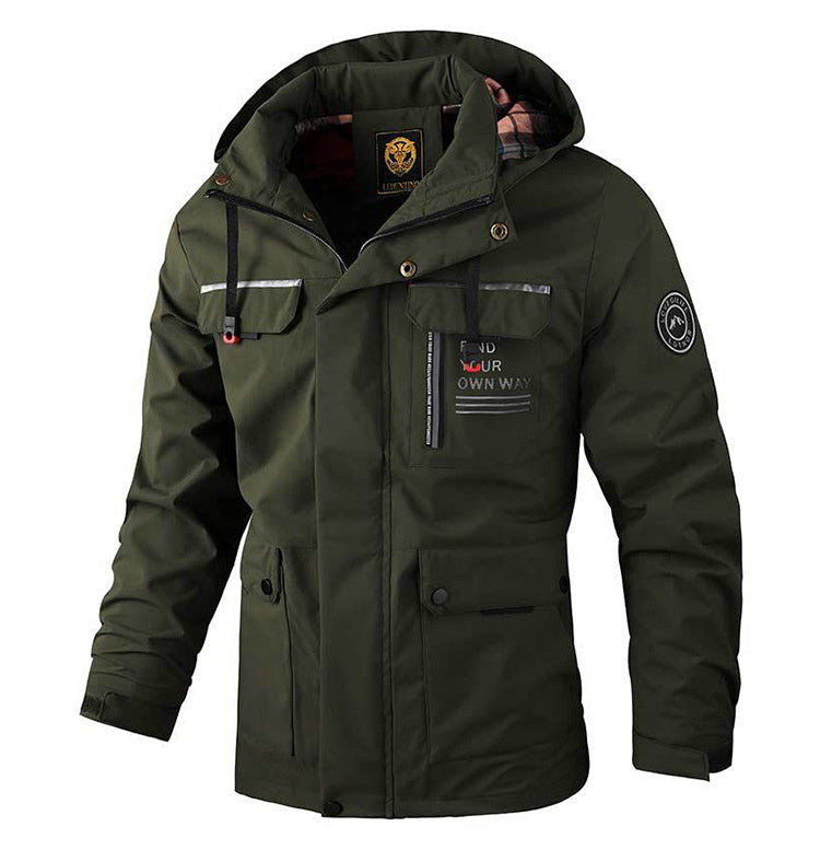 Men's Casual Hooded Parka - Warm & Windproof Jacket