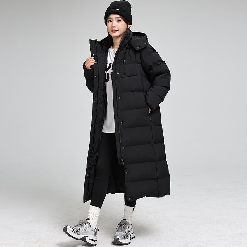Premium Waterproof Down Jacket with Fur Collar