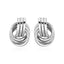 Polished Sterling Silver Love Knot Earrings