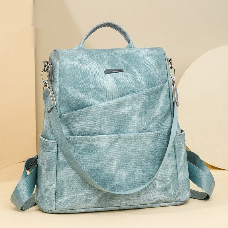 Sac à dos en cuir souple pour femmes pour les voyages et l'école