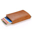 Porte-cartes en cuir pour homme premium avec protection RFID