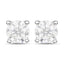 Boucles d'oreilles en diamant blanc véritable de 1,02 carat en or blanc 14K