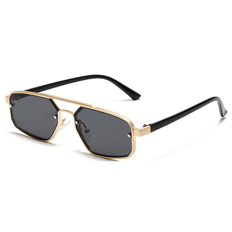 Women's Retro Small Frame Metal Sunglasses