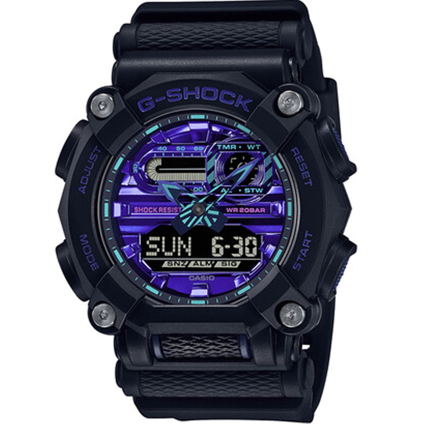 Montre Casio G-Shock pour homme - Cadran bleu