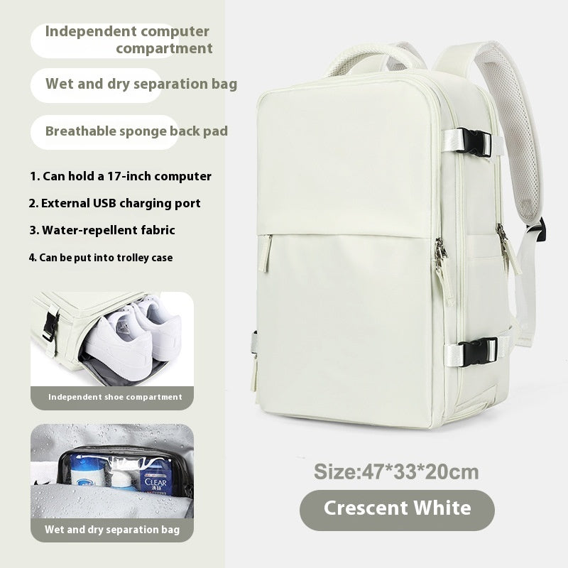Mochila Expandible Premium para Viajes y Negocios