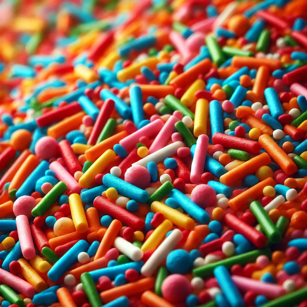 Sprinkles Comestibles Vibrantes - 15 Colores y Varios Pesos