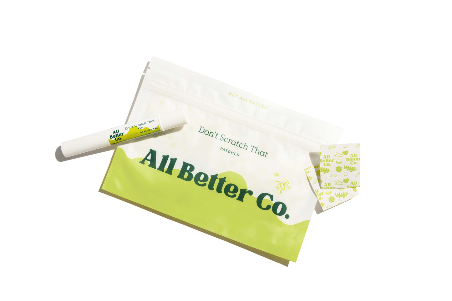 Itch Relief Pouch – Natural Patches & Pen Combo - 1 pen + 36 pack of patches