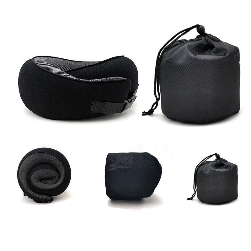 Premium Travel Neck Pillow - U-Shaped Memory Foam Cushion