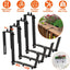 4 Soportes Ajustables para Cajas de Plantas para Exhibición en Ventanas