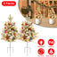 Relleno de Urna de Árbol de Navidad Iluminado con Berries y Luces LED