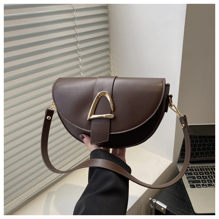 Premium Urban Minimalist Saddle Bag for Everyday Style