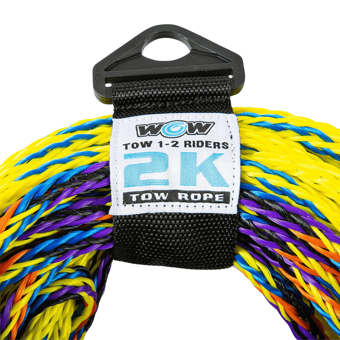 Cuerda de Remolque de 60 pies para 2 Personas de WOW Watersports con 2 Secciones