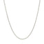 14k White Gold Round Cable Link Chain - 1.9mm
