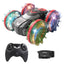 2 In 1 Amphibious RC Car Waterproof Stunt Car with Wrist Controller 4WD 360° Rotating Gesture Car with RGB Lights for Kids Aged 6+ Years Old Double-si - Korvel