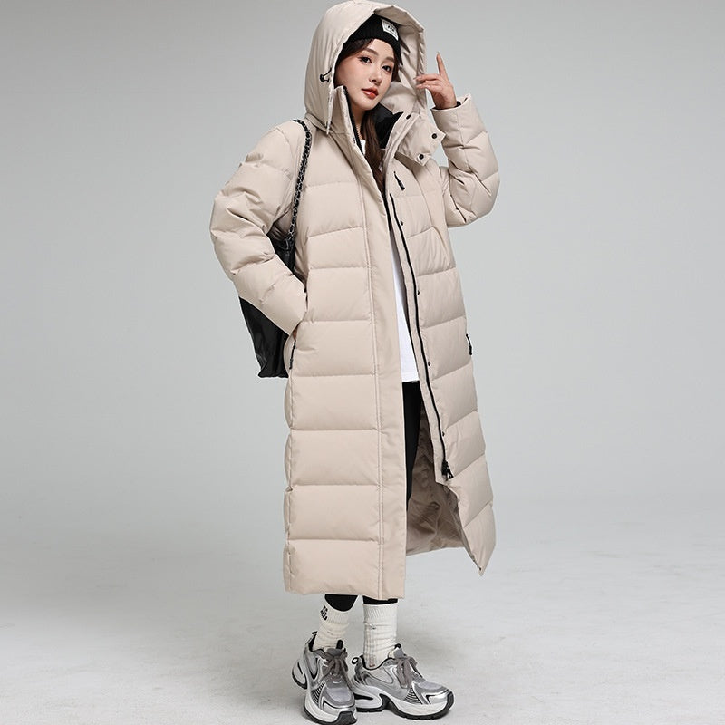 Premium Waterproof Down Jacket with Fur Collar