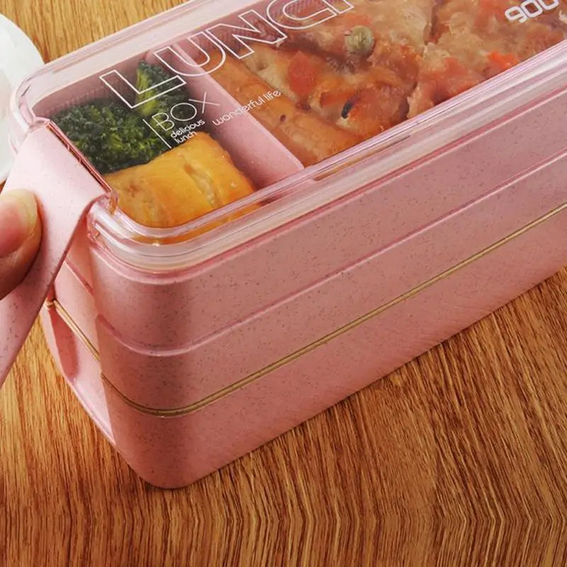 Eco-Friendly Wheat Straw Lunch Box Container