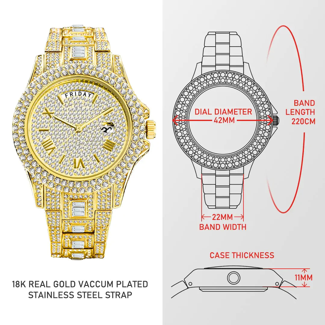 Relojes de Cristal de Lujo para Hombre - Elegancia Atemporal