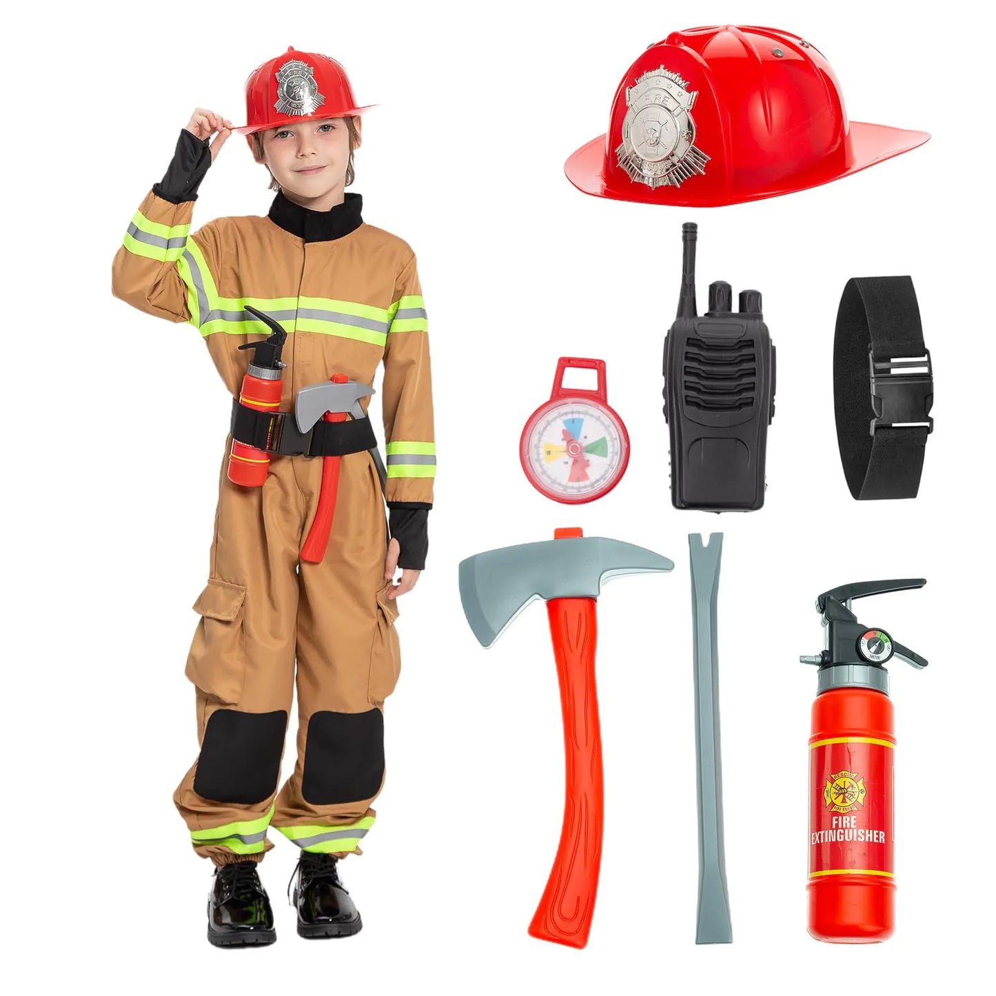 Ensemble de costume de pompier JAZGROM pour enfants