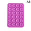 Tampon de suction en silicone double face pour téléphones mobiles