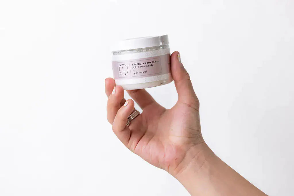 Lavender Body Scrub with CBD - Natural Exfoliant
