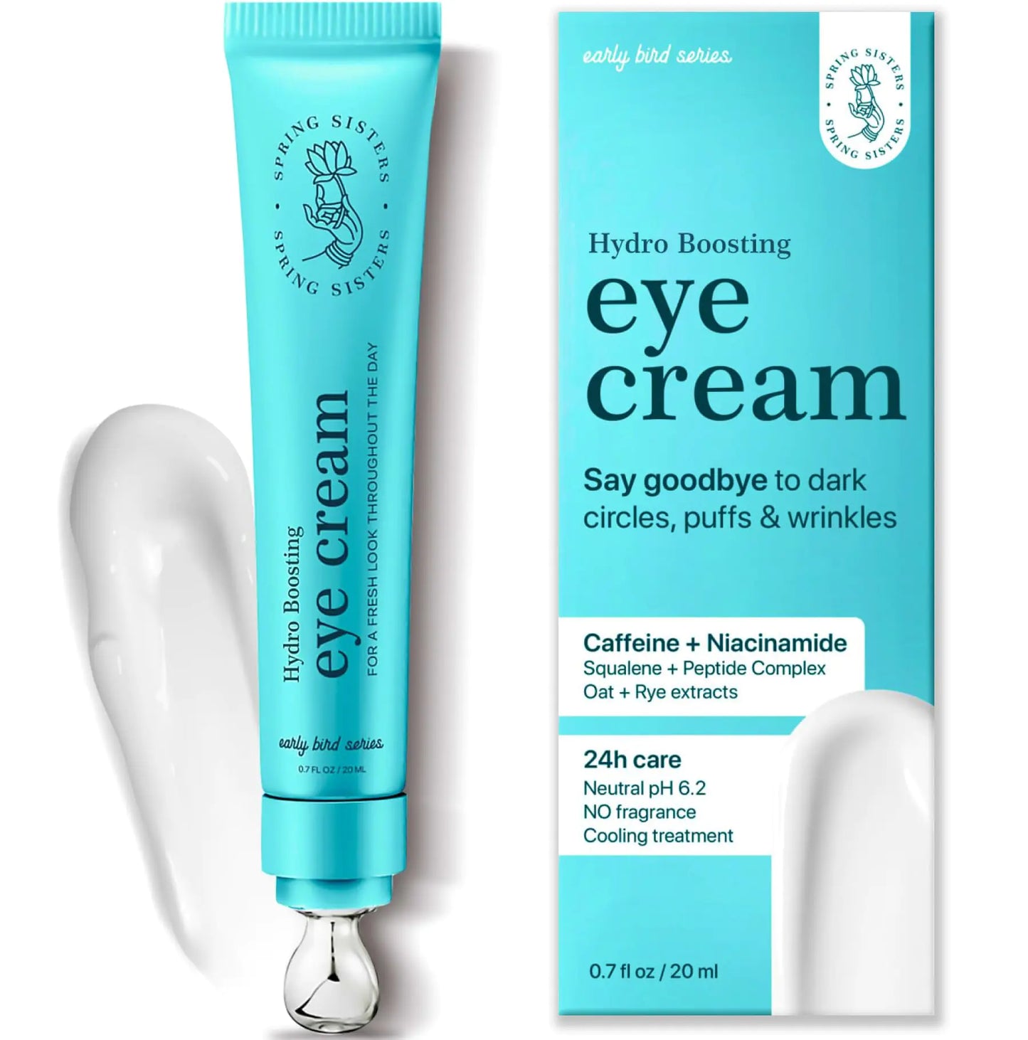 Premium Under Eye Cream with Caffeine and Niacinamide