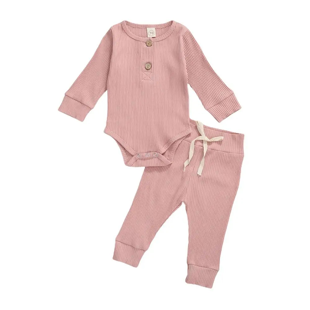 Conjunto de Punto Acogedor para Bebé Otoño