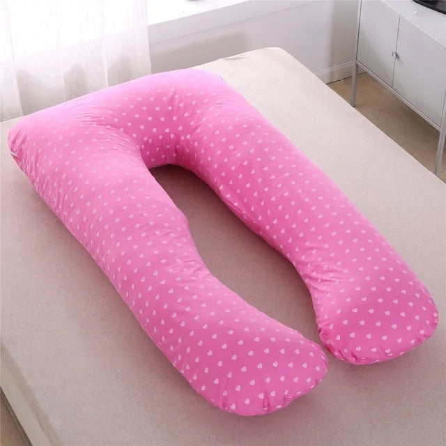 U-Shape Pregnancy Support Pillow for Comfort and Rest