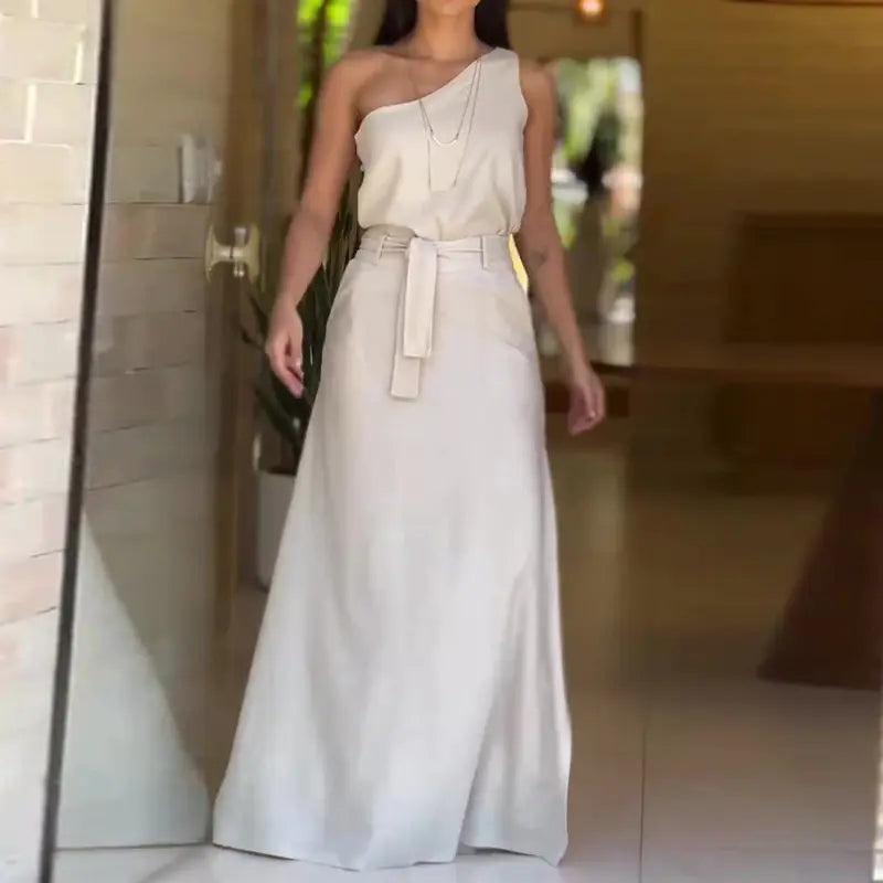 2023 Summer Fashion High Waist Skirt Set
