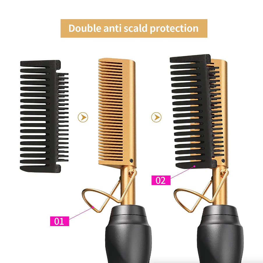 Pro Electric Beard Straightening Comb