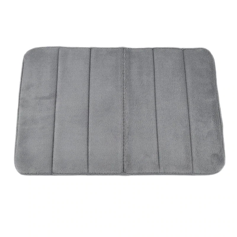 Tapis de bain en mousse à mémoire de forme en corail de luxe