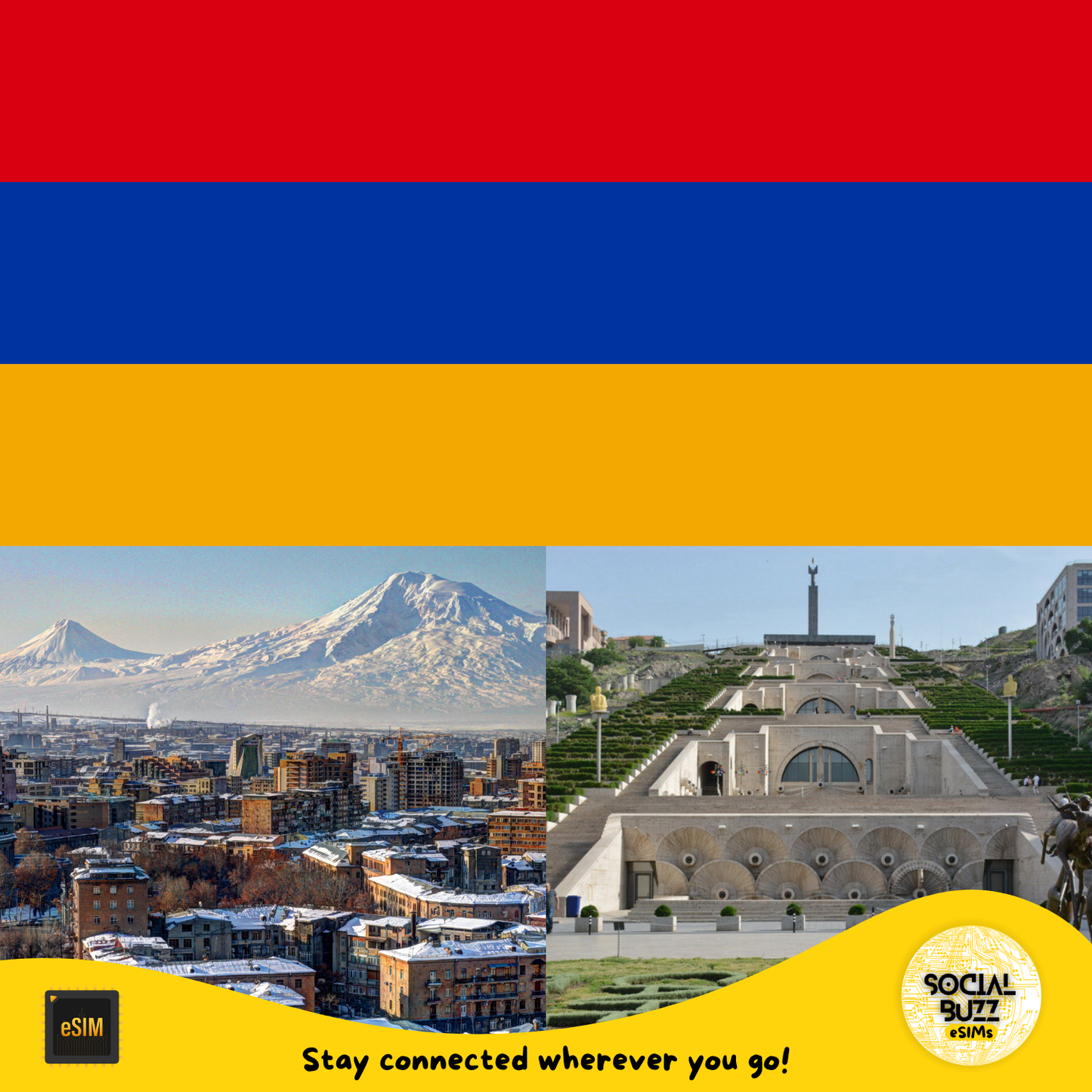 Plan de Datos de Internet eSIM en Armenia