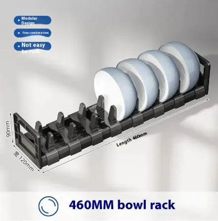 Modern Kitchen Bowl and Dish Storage Rack