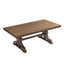Mesa de Comedor de Madera de Caucho de Estilo Moderno de Mediados de Siglo para 6-8 Personas