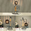 Candelabro en Forma de Linterna - Decoración de Hogar Inspirada en el Estilo Nórdico
